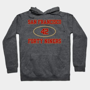 SAN FRANCISCO 49ERS RONNIE LOTT #42 Hoodie